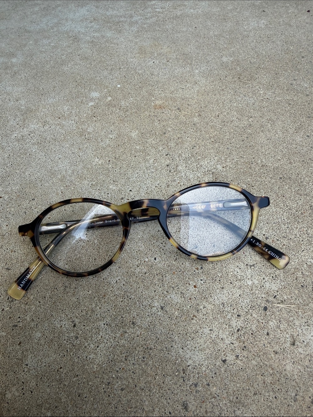 Eyebobs +1.50 Readers Men's Round Tortoiseshell Acetate Glasses - Brown